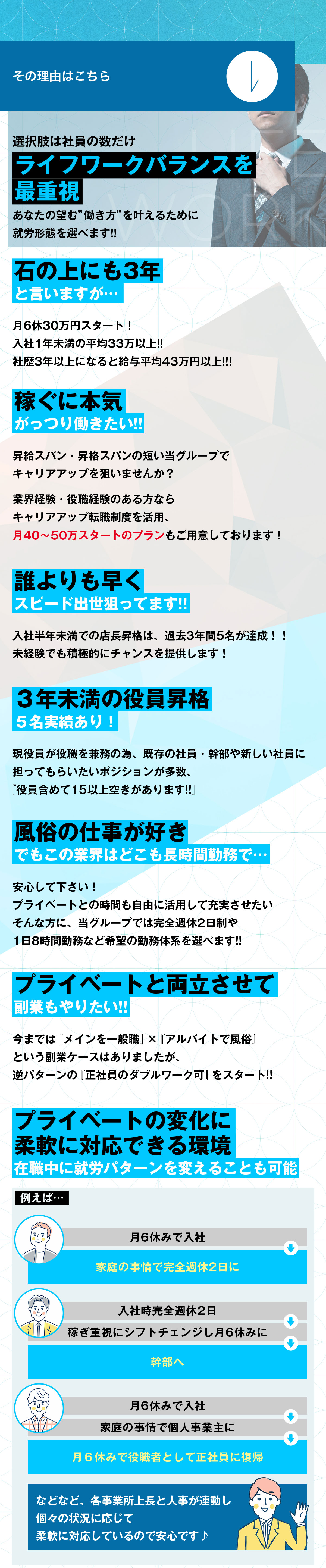 (株)ファイナル東京グループはライフワークバランスを最重視 スピード出世・役員昇格・高収入が可能